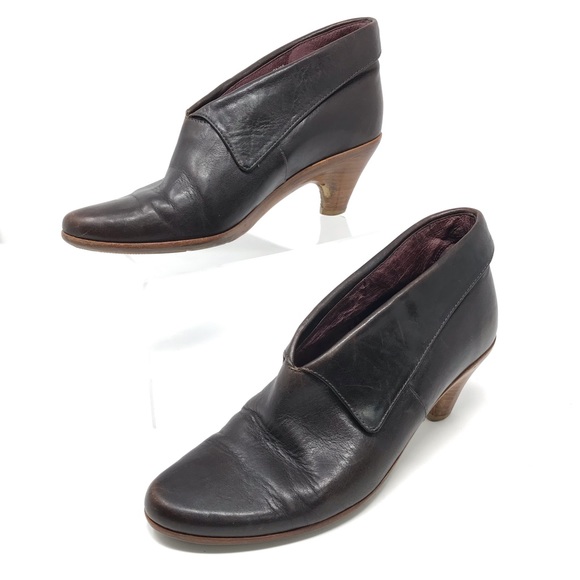 Camper Shoes - Camper Bootie Boots Leather Ankle Slip On Heels